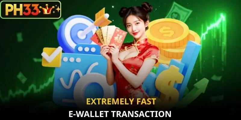 Extremely fast e-wallet transaction