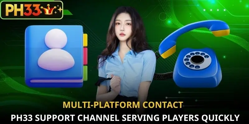 Multi-platform Contact PH33 support channel serving players quickly